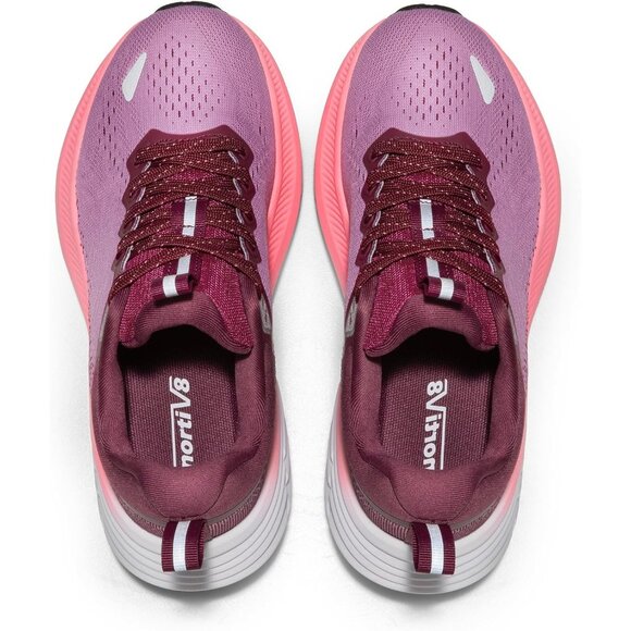 Nortiv 8 Women's Pink Walking Shoes Cushioned Non-Slip Breathable Sneakers - Picture 3 of 9